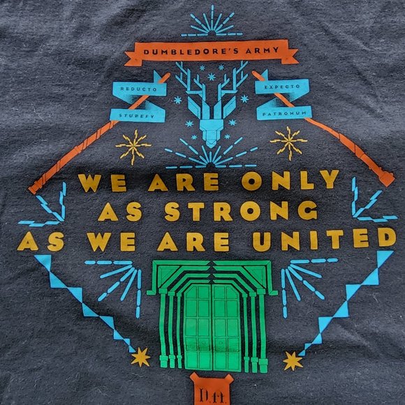 Harry Potter Dumbledore’s Army LootCrate LootWear T-Shirt Unisex XL - Picture 4 of 5